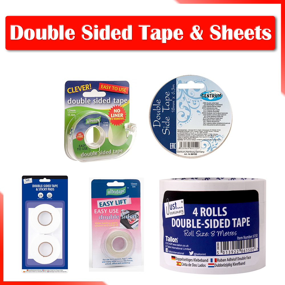 Double Sided Tape and Sheets